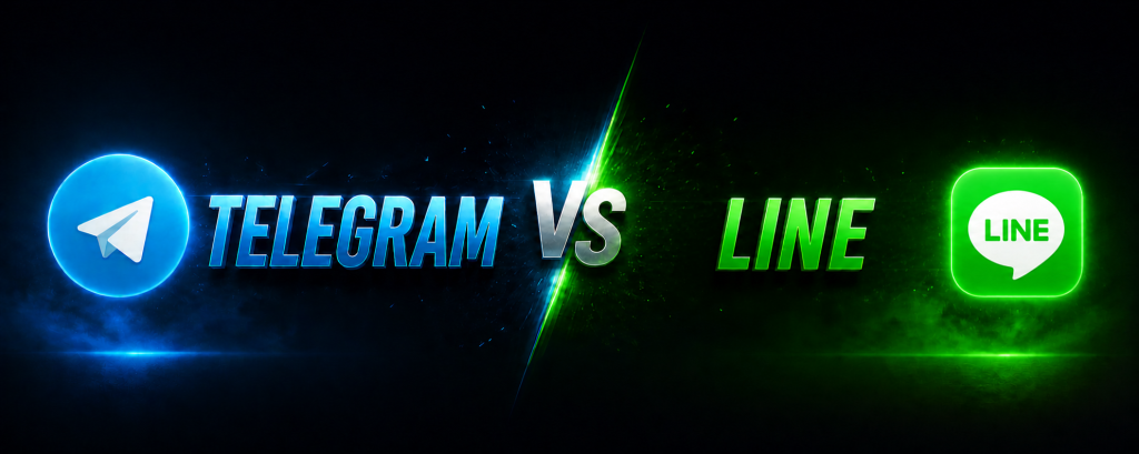 Telegram VS Line