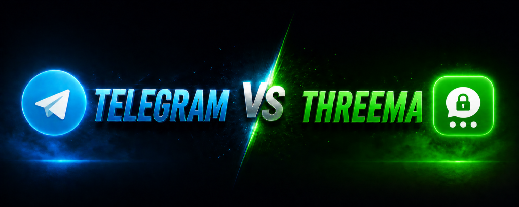 Telegram VS threema